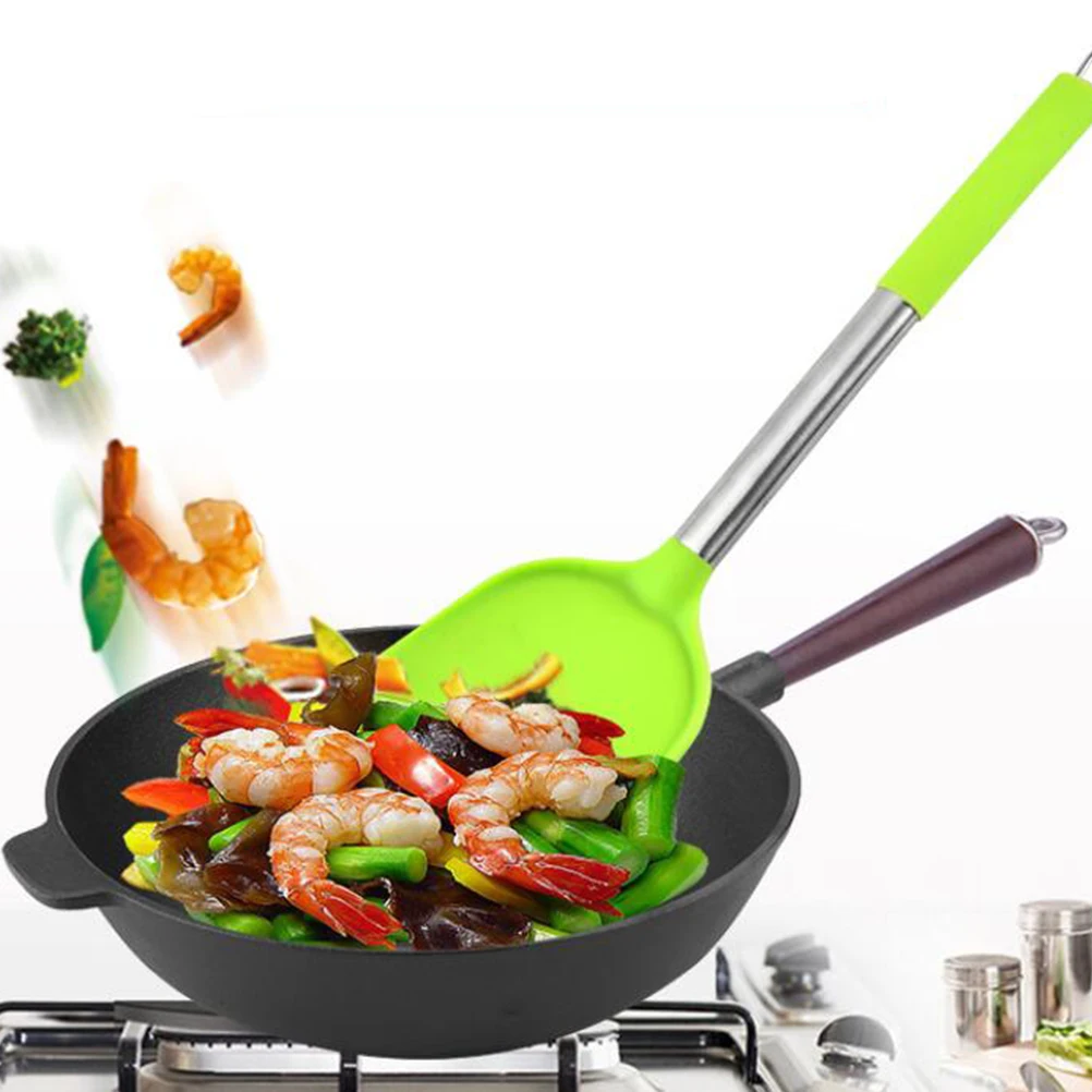 7Pcs Non-Stick Silicone Kitchen Utensils Set Stainless Steel Handle Heat Resistant Cooking Tools Kit for Home and
7Pcs Non-Stick Silicone Kitchen Utensils Set Stainless Steel Handle Heat Resistant Cooking Tools Kit for Home and