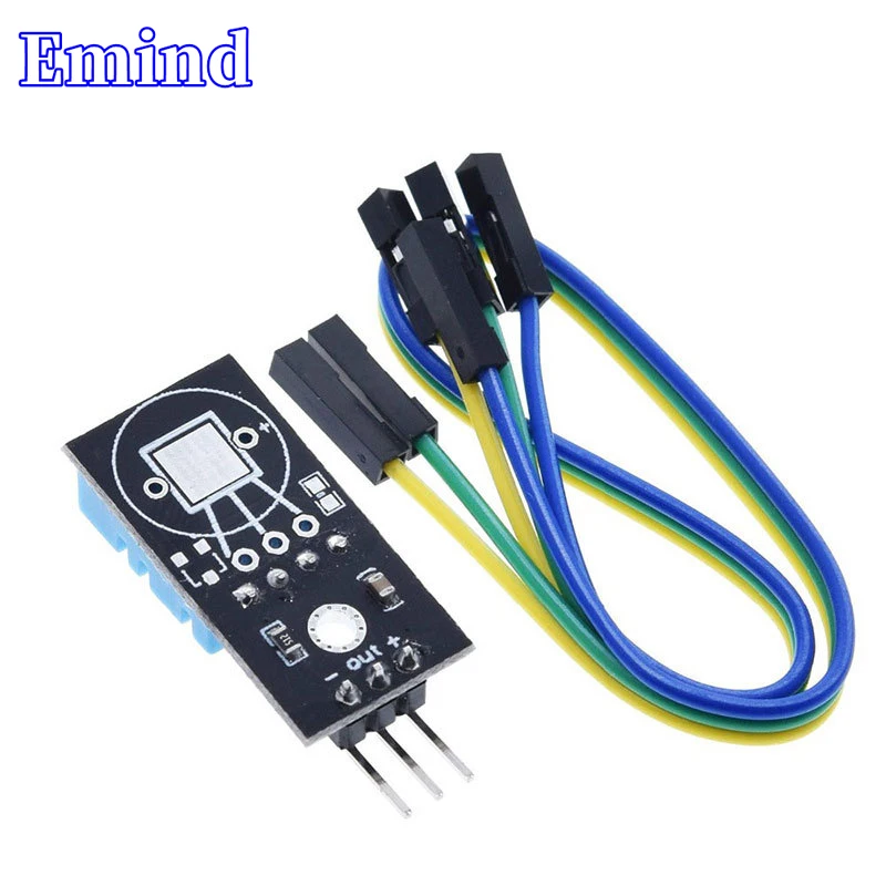 2Pcs DHT11 Temperature And Humidity Sensor Module Temperature Module Humidity Sensor With Dupont Cable For Household Appliances
2Pcs DHT11 Temperature And Humidity Sensor Module Temperature Module Humidity Sensor With Dupont Cable For Household Appliances