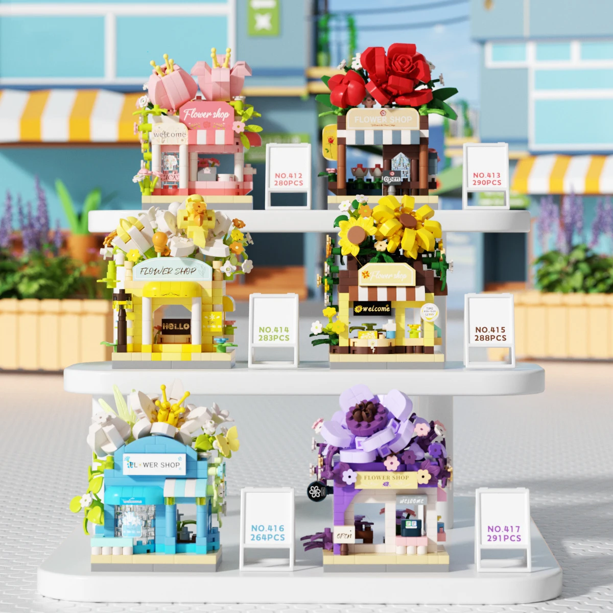 Creative City Streetscape Nanobrick Street View Florist Micro Diamond Block Toy Flower Shop Building Brick For Kids Gifts
Creative City Streetscape Nanobrick Street View Florist Micro Diamond Block Toy Flower Shop Building Brick For Kids Gifts