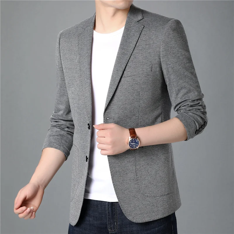 Mens Gray Classic Blazer Jacket 2022 New Arrivlas Spring and Autumn Smart Casual Dress Coat Slim Fit Suits &
Mens Gray Classic Blazer Jacket 2022 New Arrivlas Spring and Autumn Smart Casual Dress Coat Slim Fit Suits &
