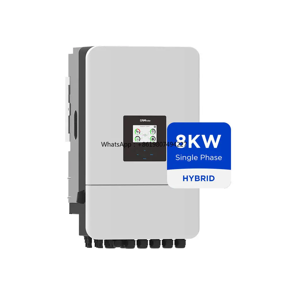 MPPT Solar Hybrid Inverter 5Kw 6Kw 8Kw 5000W 48V Single Phase Pure Sine Wave Power Inverters
MPPT Solar Hybrid Inverter 5Kw 6Kw 8Kw 5000W 48V Single Phase Pure Sine Wave Power Inverters