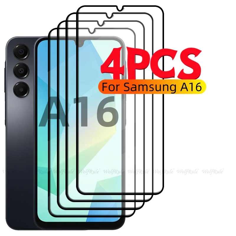 1/2/3/4PCS Full Cover Glass For Samsung A16 Glass Samsung Galaxy A16 A 16 Tempered Glass HD 9H For Screen Protector Samsung A16
1/2/3/4PCS Full Cover Glass For Samsung A16 Glass Samsung Galaxy A16 A 16 Tempered Glass HD 9H For Screen Protector Samsung A16