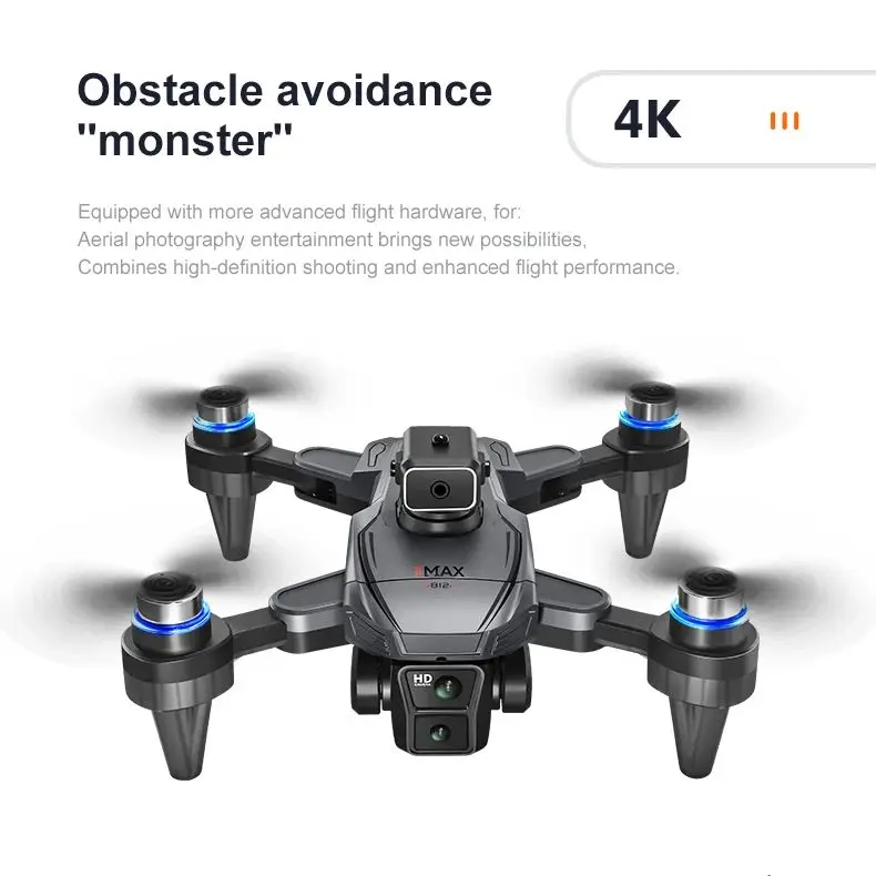 K812 MAX GPS Drone Professional FPV 4K Dual Camera with 2-Axis Gimbal 4KM Brushless GPS Quadcopter Obstacle Avoidance RC Dron
K812 MAX GPS Drone Professional FPV 4K Dual Camera with 2-Axis Gimbal 4KM Brushless GPS Quadcopter Obstacle Avoidance RC Dron