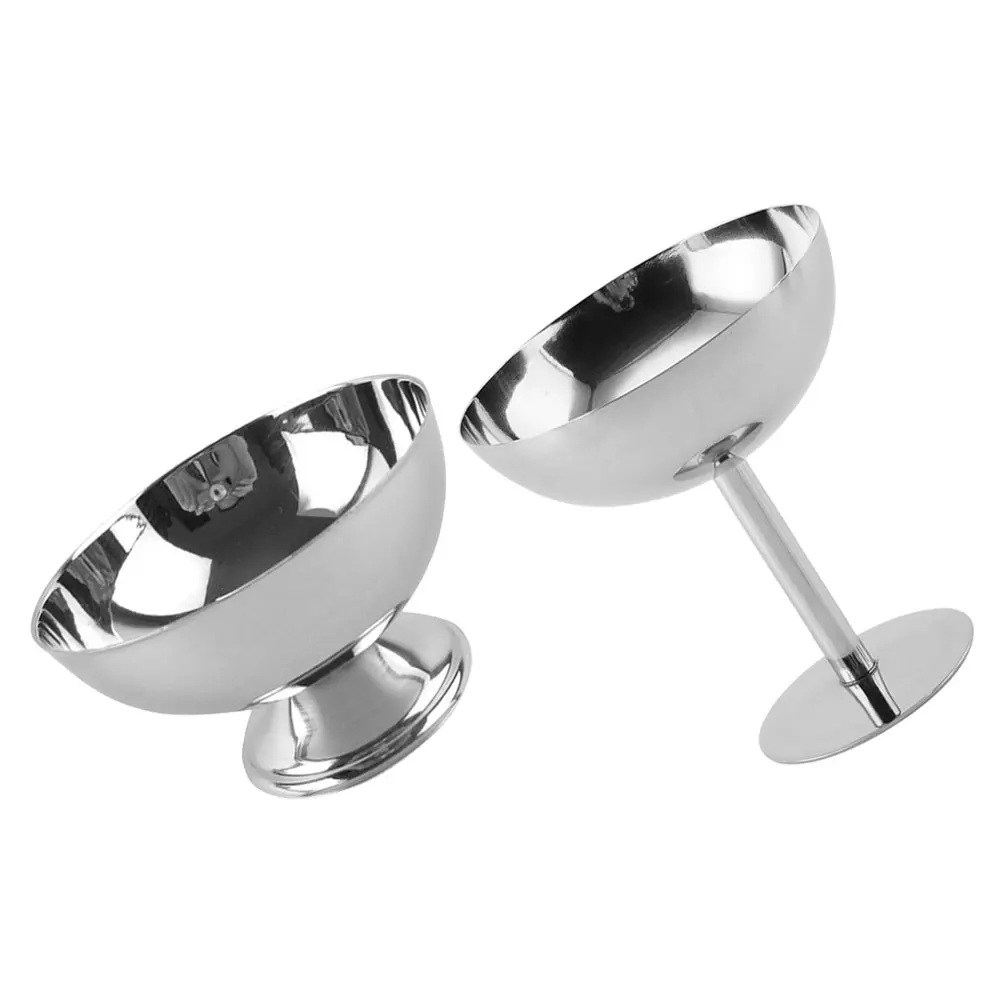 2pcs Stainless Steel Ice Cream Cups Dessert Bowls Metal Silver Footed Party Yogurt Storage Safe
2pcs Stainless Steel Ice Cream Cups Dessert Bowls Metal Silver Footed Party Yogurt Storage Safe