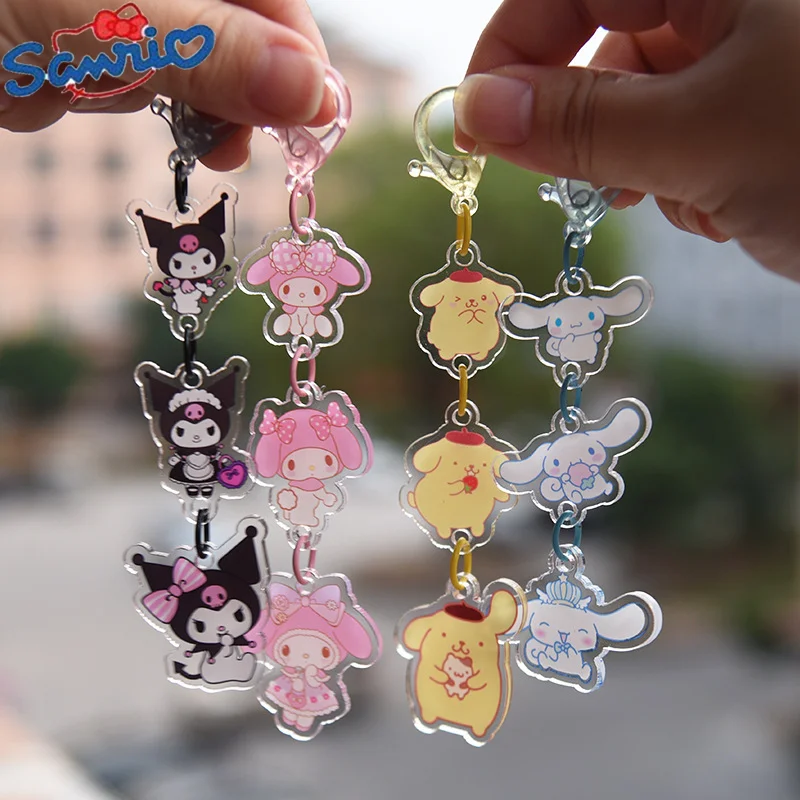 Sanrio Hello Kitty Cartoon Creative Acrylic Cute Girl Sweet String Keychain Kawaii Kuromi Girl Bag Pendant Girl Heart Gifts
Sanrio Hello Kitty Cartoon Creative Acrylic Cute Girl Sweet String Keychain Kawaii Kuromi Girl Bag Pendant Girl Heart Gifts