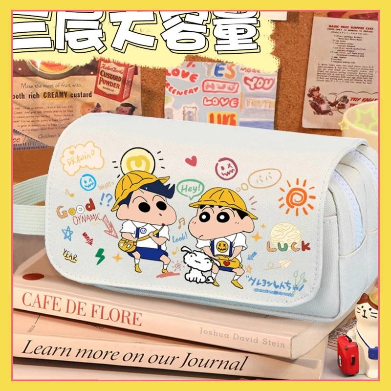 Большой карандаш для мальчиков Crayon Shin chan, школьный пенал большой емкости, милый грязеотталкивающий карандаш для хранения с рисунком, фотоподарок
Большой карандаш для мальчиков Crayon Shin chan, школьный пенал большой емкости, милый грязеотталкивающий карандаш для хранения с рисунком, фотоподарок