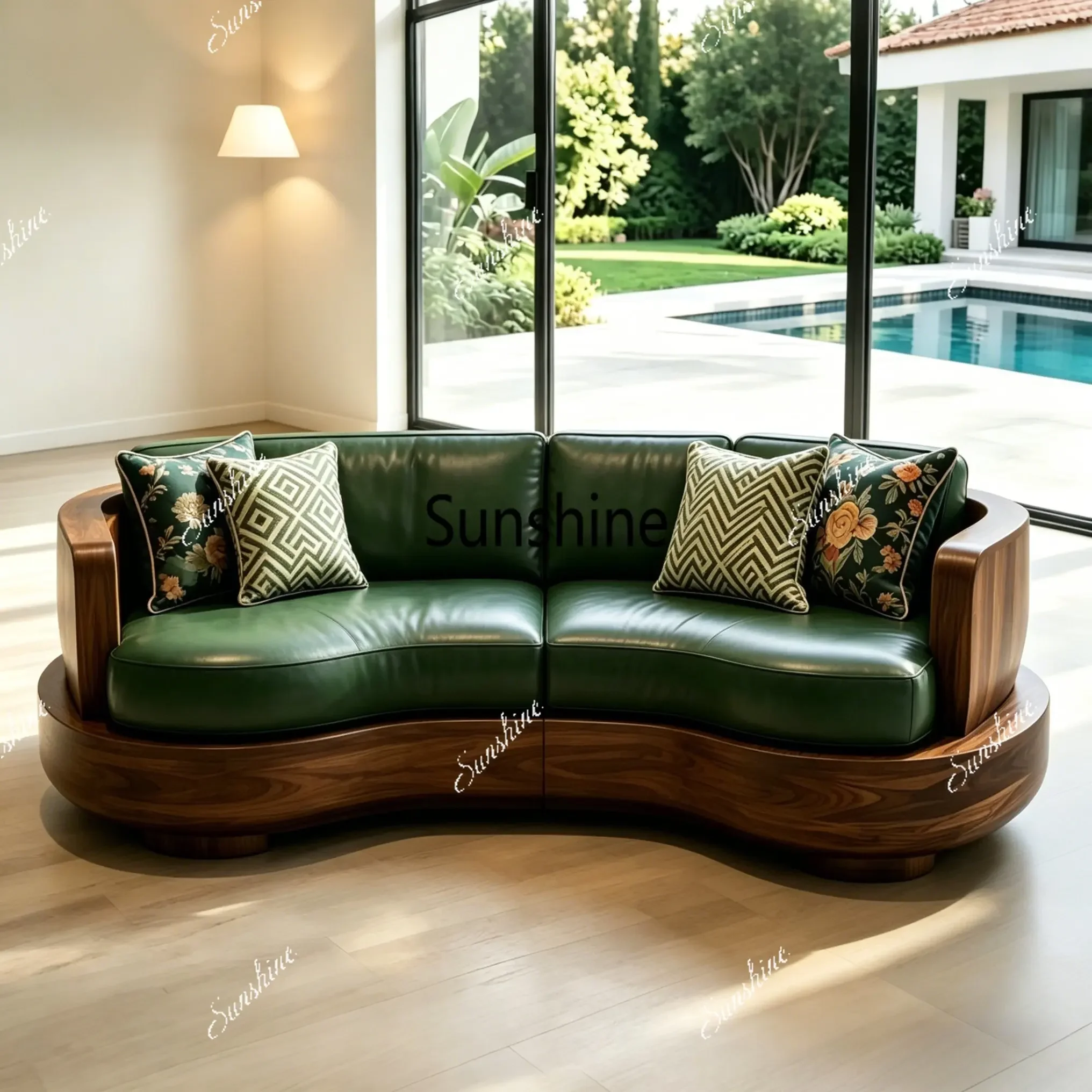 New Chinese solid wood tenon and mortise structure multi-person straight row sofa
New Chinese solid wood tenon and mortise structure multi-person straight row sofa
