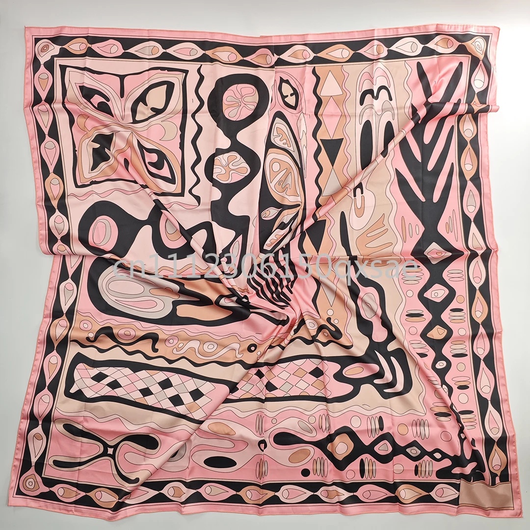Classic Design Women's Pink Silk Scarf with Letter Signature Logo Luxury Brand Lady Square Scarf 90x90cm
Classic Design Women's Pink Silk Scarf with Letter Signature Logo Luxury Brand Lady Square Scarf 90x90cm