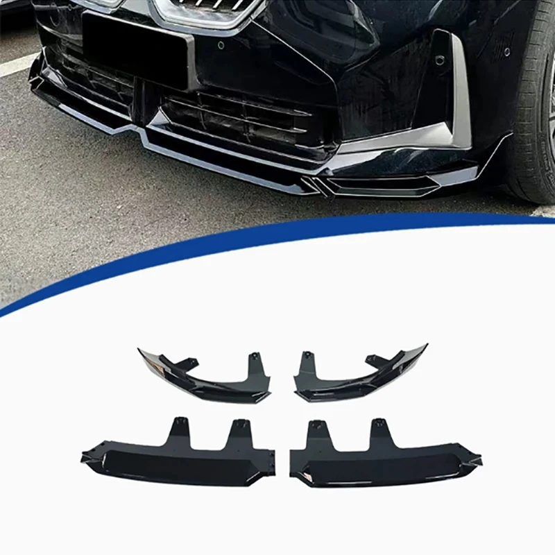 For BMW X3 G45 2025+ Bright Black Spoiler Front Bumper Lip Diffuser glossy black Front lip Front Chin black Spoiler Body Kit
For BMW X3 G45 2025+ Bright Black Spoiler Front Bumper Lip Diffuser glossy black Front lip Front Chin black Spoiler Body Kit
