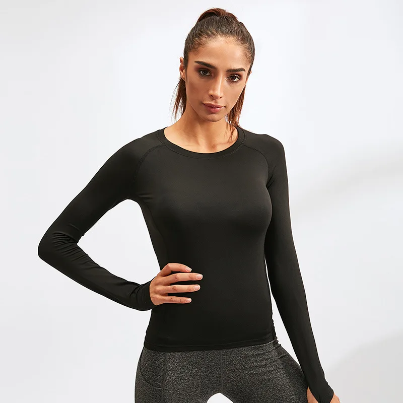 Fashion Winter Plus Fleece T-shirts Women'S Tight Sports Fitness Running Training Long Sleeve Quick Dry Elastic Tops Clothes
Fashion Winter Plus Fleece T-shirts Women'S Tight Sports Fitness Running Training Long Sleeve Quick Dry Elastic Tops Clothes