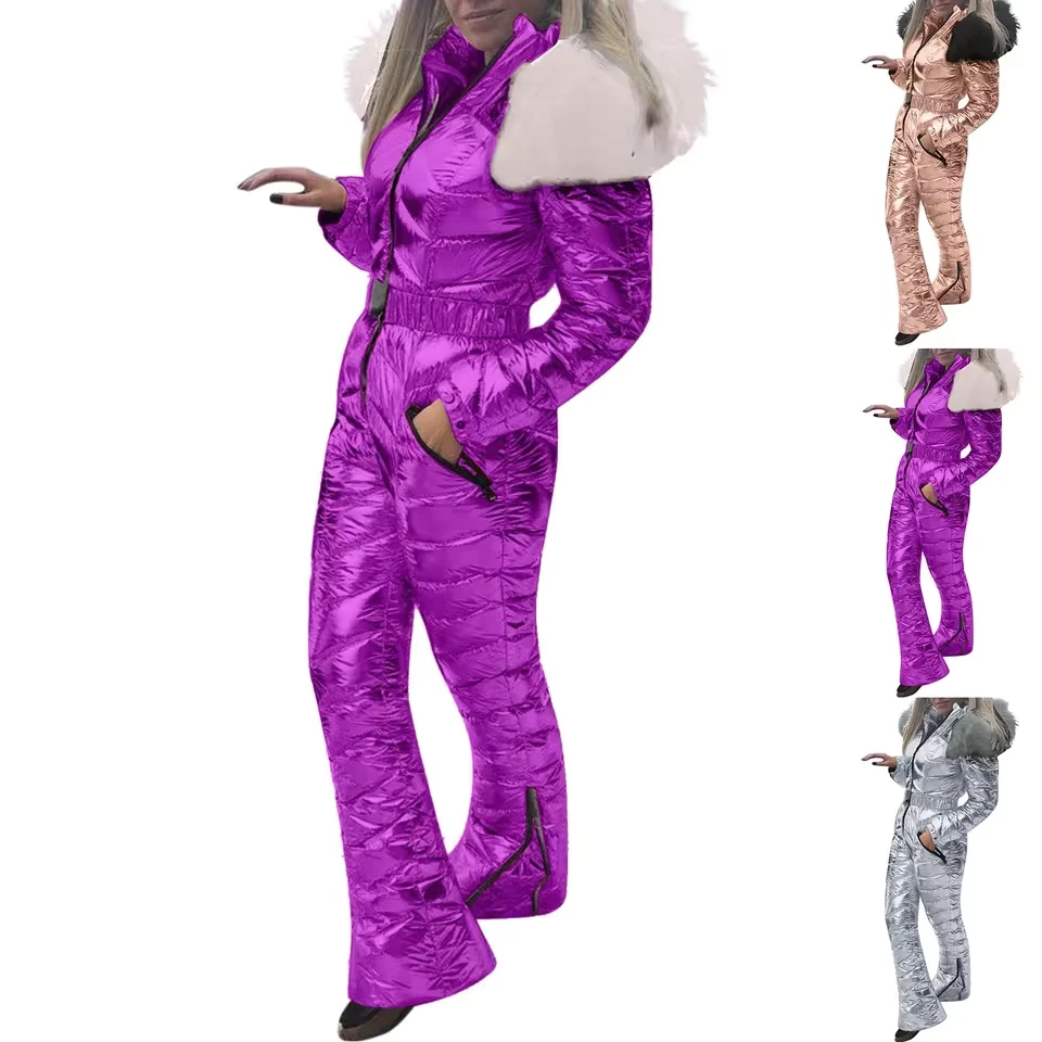 Women Solid Casual Thick Hot Snowboard Skisuit Outdoor Sports Zipper Cotton Padded Hooded Jumpsuit Ski Light Weight Coat Women
Women Solid Casual Thick Hot Snowboard Skisuit Outdoor Sports Zipper Cotton Padded Hooded Jumpsuit Ski Light Weight Coat Women