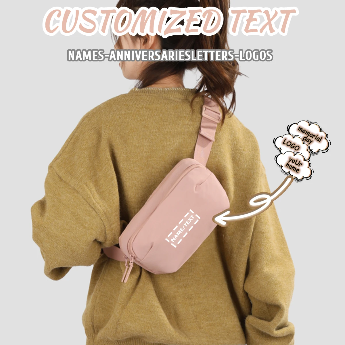 Logo Customization Mini Chest Bag Phone Bag Cycling Bag Fitness Commuting Travel Lightweight Nylon Shoulder Passport Bag Cycling Small Bag Personalized DIY
Logo Customization Mini Chest Bag Phone Bag Cycling Bag Fitness Commuting Travel Lightweight Nylon Shoulder Passport Bag Cycling Small Bag Personalized DIY