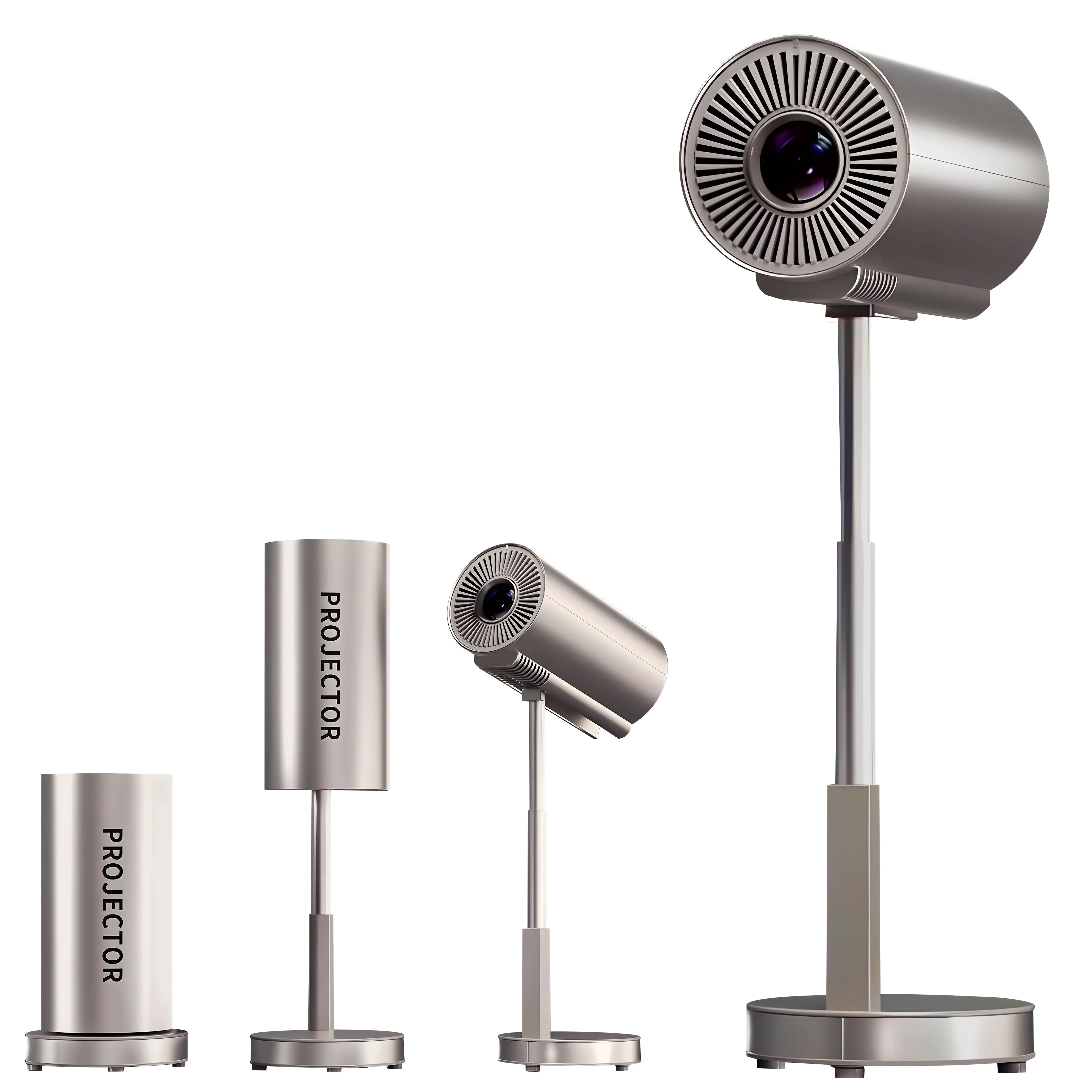 Mini Android Portable Projector Support 1080p 4K Integrated 90°Adjust Stand Hight Adjustment WiFi and Bluetooth Model: TS3
Mini Android Portable Projector Support 1080p 4K Integrated 90°Adjust Stand Hight Adjustment WiFi and Bluetooth Model: TS3