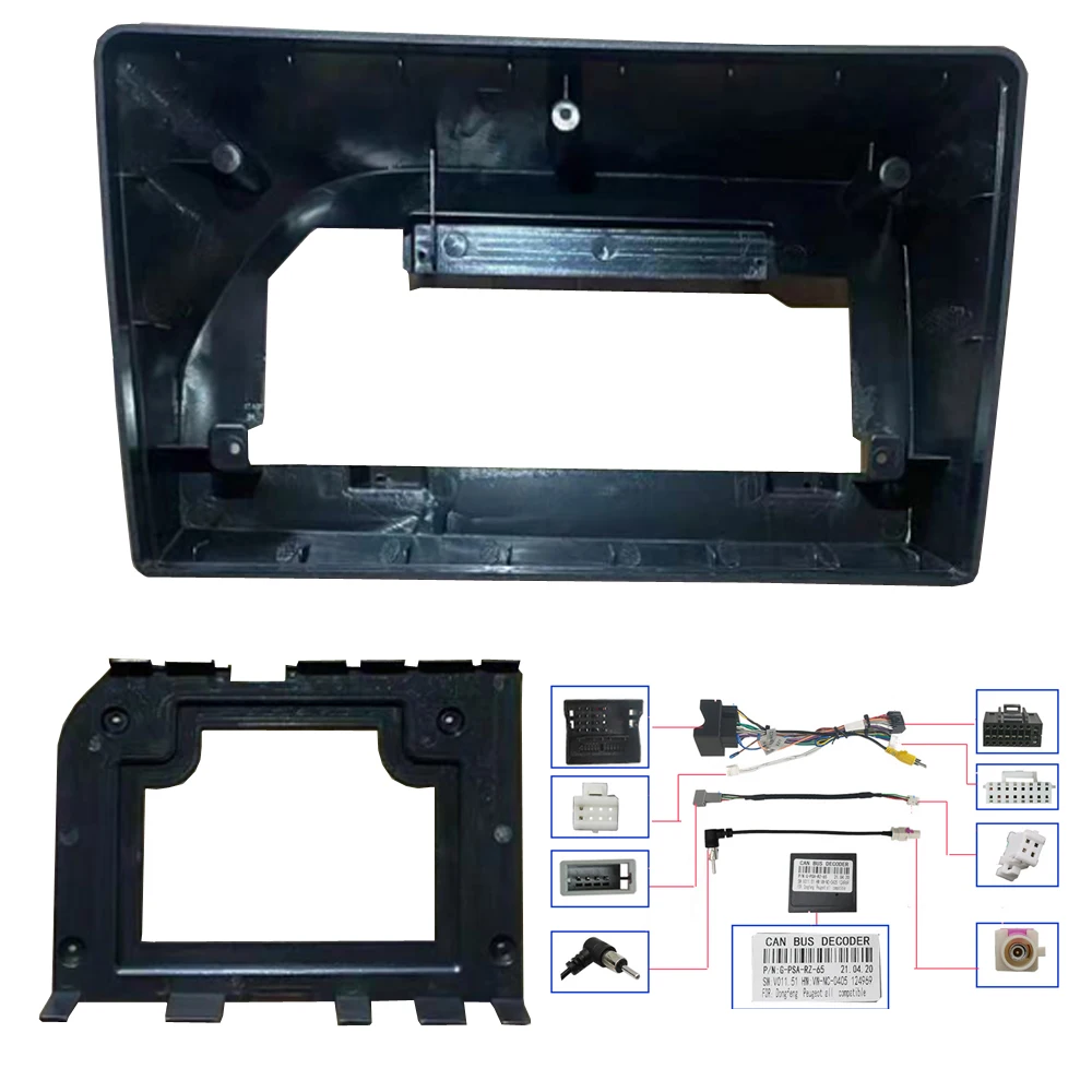 Car Radio Fascias Frame For Citroen C5 2007-2019 10 inch 2DIN Stereo Panel Harness Power Cable Adapter Canbus Decoder Mount Kit
Car Radio Fascias Frame For Citroen C5 2007-2019 10 inch 2DIN Stereo Panel Harness Power Cable Adapter Canbus Decoder Mount Kit