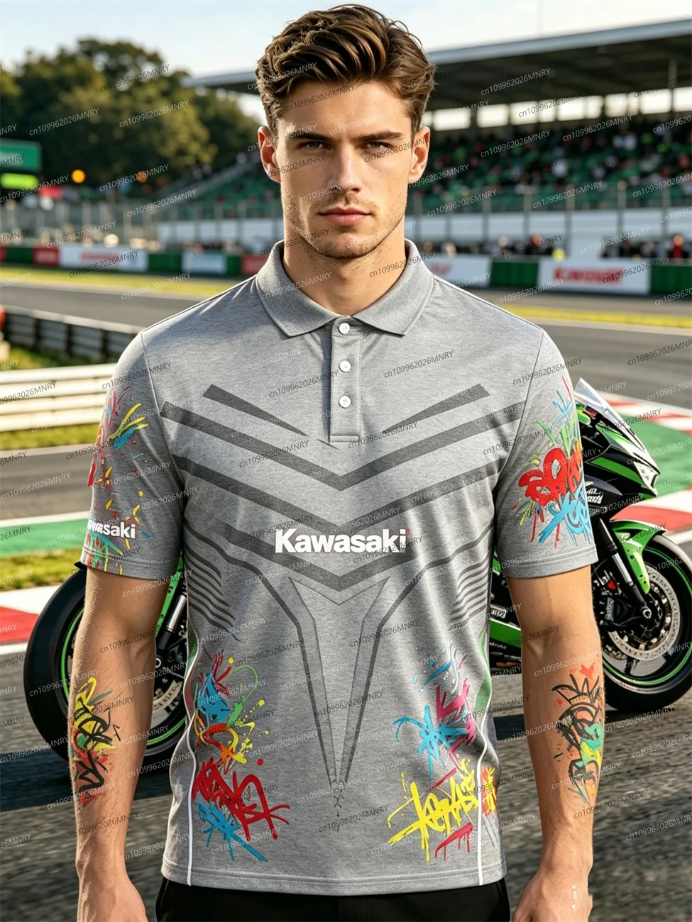 Kawasaki Motorcycle Racer Riding men's polo shirt Summer men Short Sleeve Women T-Shirt Oversized Clothing Tops Men's clothing
Kawasaki Motorcycle Racer Riding men's polo shirt Summer men Short Sleeve Women T-Shirt Oversized Clothing Tops Men's clothing