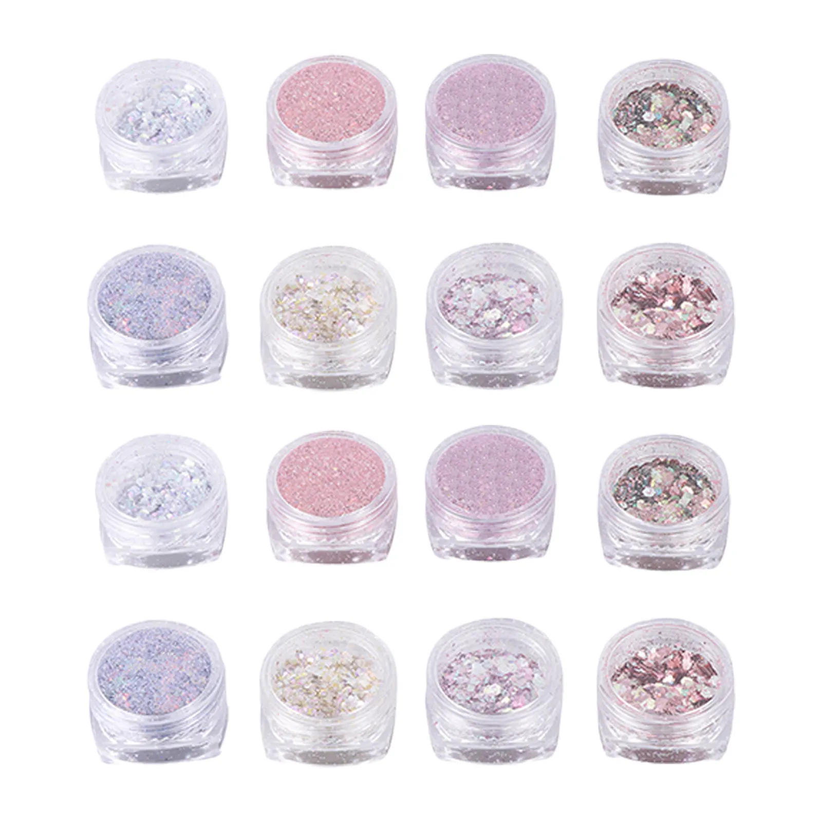 16Pcs Nail Glitter Sequins Holographic Mermaid Nail Art Flakes Iridescent Sparkling Confetti Glitter Face Hair Body Festival
16Pcs Nail Glitter Sequins Holographic Mermaid Nail Art Flakes Iridescent Sparkling Confetti Glitter Face Hair Body Festival