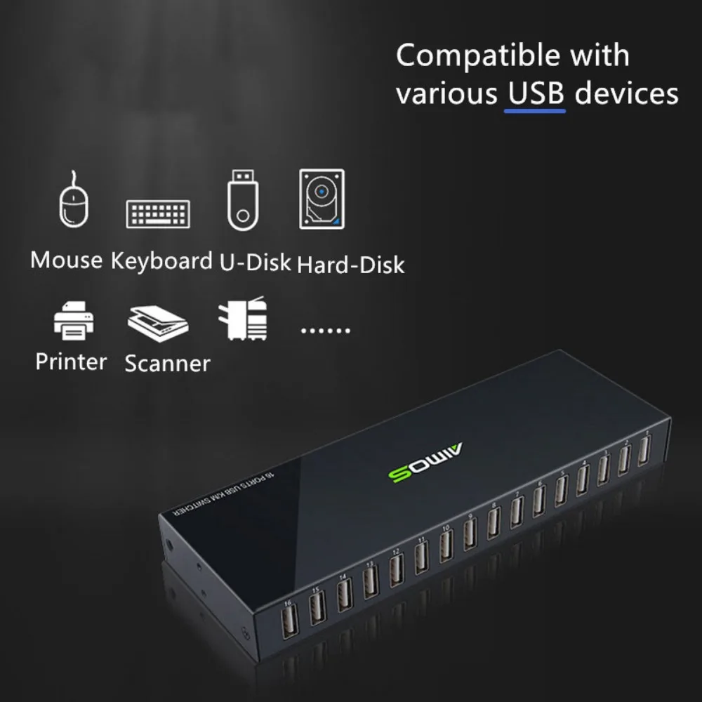 USB Sharing Switch KVM Switcher Splitter Box for 16 PC Sharing Printer Keyboard Mouse KVM 4K USB HDMI Switch Box Video Display
USB Sharing Switch KVM Switcher Splitter Box for 16 PC Sharing Printer Keyboard Mouse KVM 4K USB HDMI Switch Box Video Display