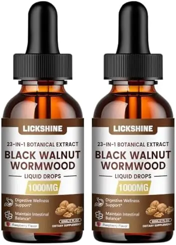 2-Pack 1000MG Wormwood Cleanse Tincture for Gut , Liposomal Tech, Raspberry, 4 Fl Oz
2-Pack 1000MG Wormwood Cleanse Tincture for Gut , Liposomal Tech, Raspberry, 4 Fl Oz