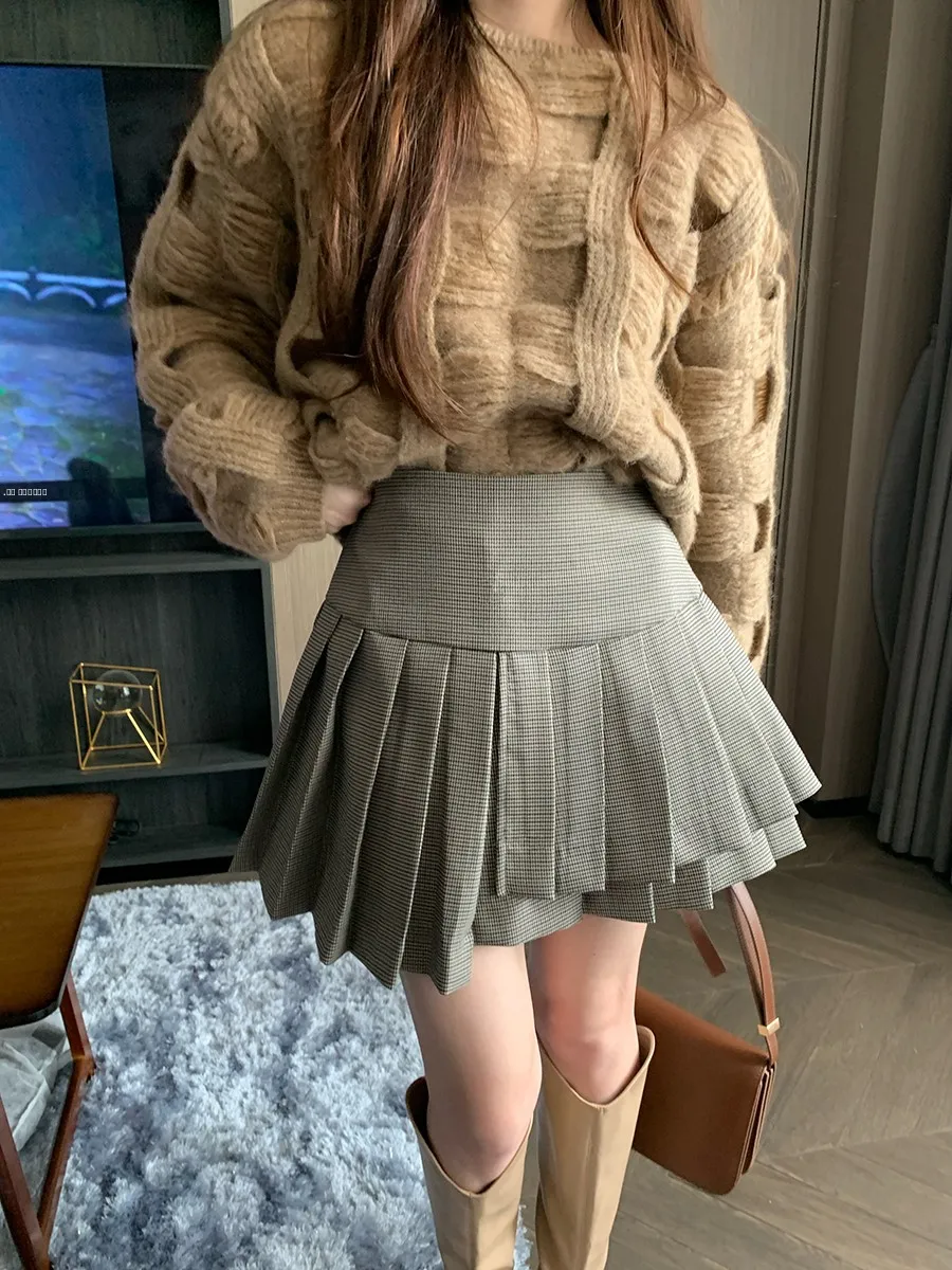 Юбка SIMONA Maple Sugar Layered College Sle в стиле ретро с клетчатым узором и асимметричным подолом для молодых женщин, силуэт А-линия
Юбка SIMONA Maple Sugar Layered College Sle в стиле ретро с клетчатым узором и асимметричным подолом для молодых женщин, силуэт А-линия