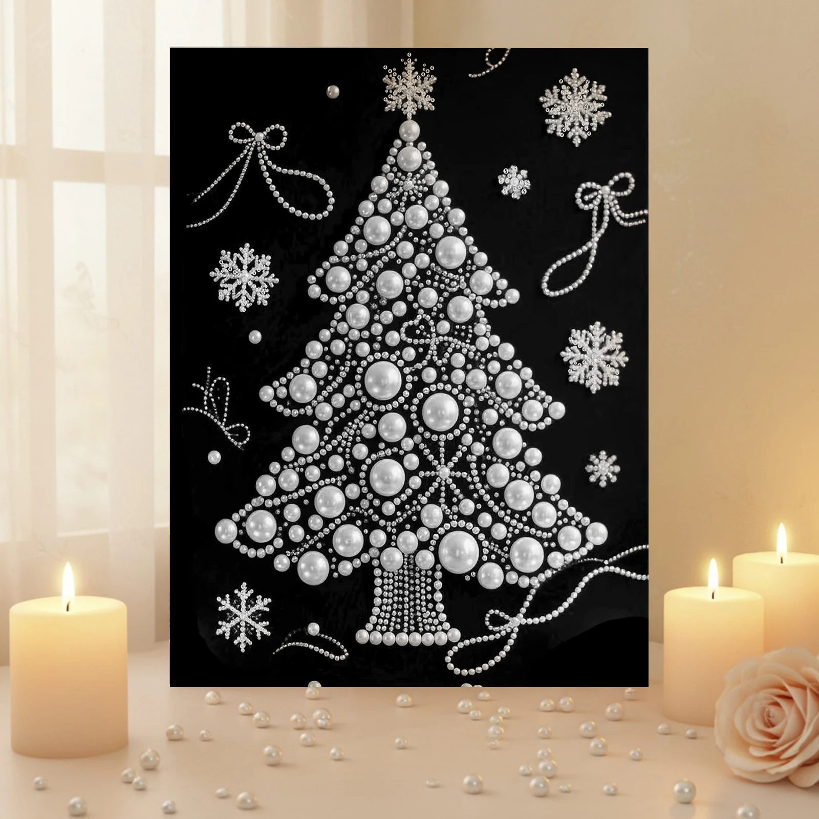 Snowflakes DIY Pearl Painting Kit for Adult Home Wall Decor 40x50cm With Frame
Snowflakes DIY Pearl Painting Kit for Adult Home Wall Decor 40x50cm With Frame