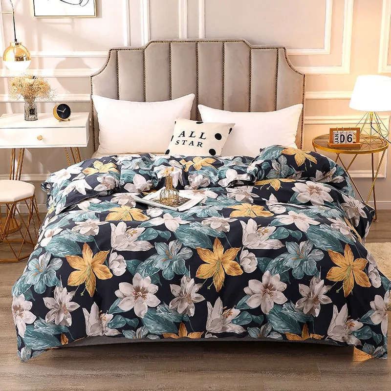 Luxury Flower Style Cotton Duvet Cover Skin-friendly Soft Bedding White Floral Botanical Pattern Comforter Cover with Zipper
Luxury Flower Style Cotton Duvet Cover Skin-friendly Soft Bedding White Floral Botanical Pattern Comforter Cover with Zipper