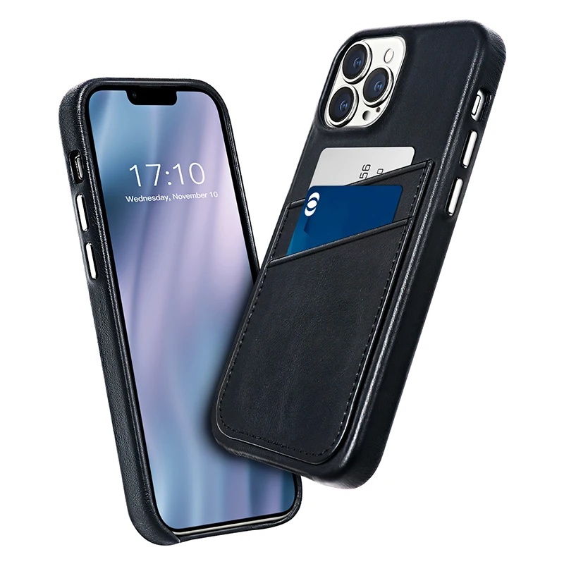 Vintage Phone Cases Genuine Leather Back Cover With Card Slot For iPhone 13 Pro Max
Vintage Phone Cases Genuine Leather Back Cover With Card Slot For iPhone 13 Pro Max