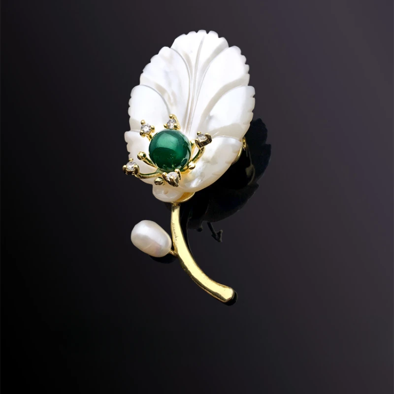 *Natural mother of pearl shell gold-plated brooch, brooch, brooch, female Japanese and Korean grand female accessory
*Natural mother of pearl shell gold-plated brooch, brooch, brooch, female Japanese and Korean grand female accessory