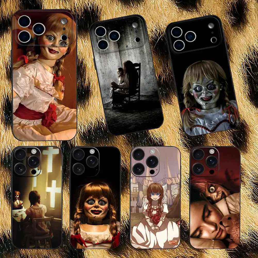 A-AnnabelleS Horror Doll Phone Case For iPhone 17,16,15,14,13,12,11,Pro,XS,Max,XR,Plus,E,SE4,Mini Black Soft Cover
A-AnnabelleS Horror Doll Phone Case For iPhone 17,16,15,14,13,12,11,Pro,XS,Max,XR,Plus,E,SE4,Mini Black Soft Cover
