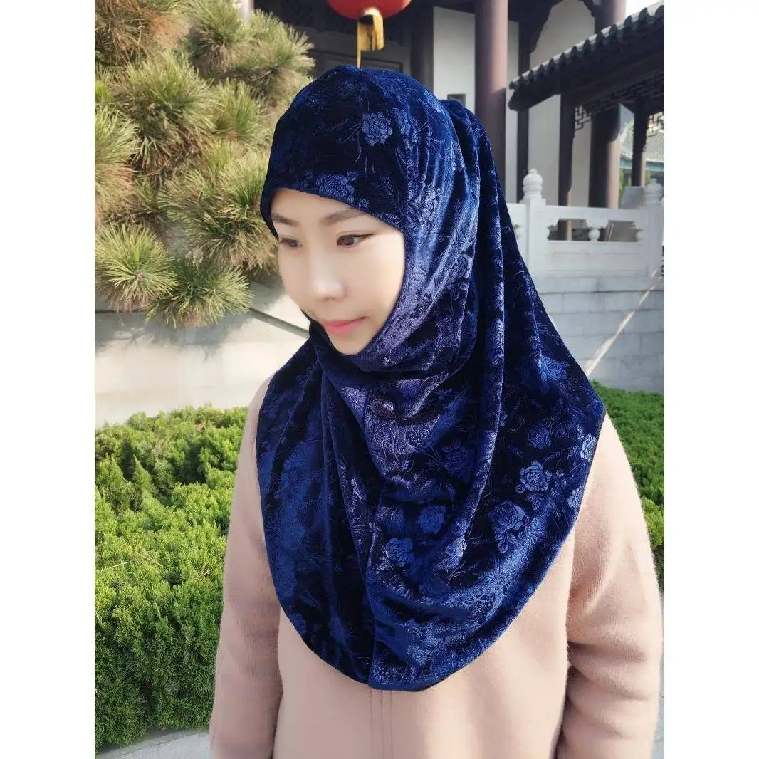 Islamic Soft Velvet Long One‑Piece Hijab Women Printed Full Head Turban Wrap Scarf Muslim Prayer Head Cover
Islamic Soft Velvet Long One‑Piece Hijab Women Printed Full Head Turban Wrap Scarf Muslim Prayer Head Cover