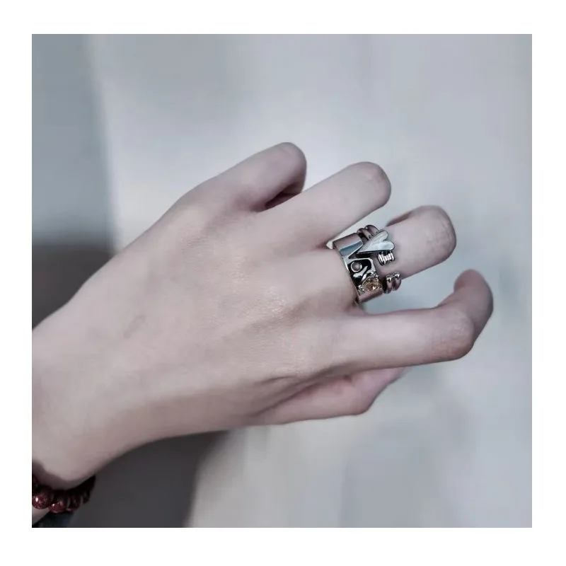 Star with The Same Love Combination Open Champagne Zircon Diamond Ring Couple Two Wear Niche Light Luxury High-end Ring
Star with The Same Love Combination Open Champagne Zircon Diamond Ring Couple Two Wear Niche Light Luxury High-end Ring