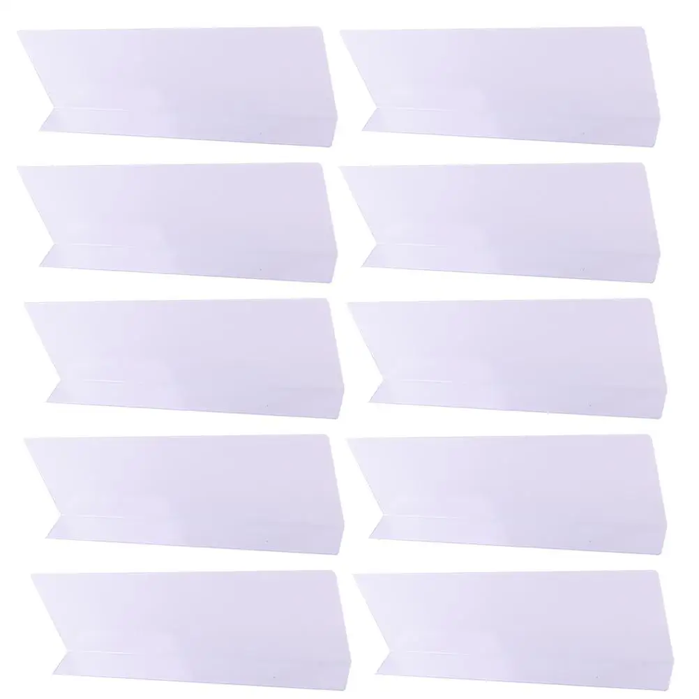 10 Pcs Shelf Baffle PVC Dividers Racking Shelving Store Storage Racks Classification Baffles Wallet Acrylic Plates Goods Boards
10 Pcs Shelf Baffle PVC Dividers Racking Shelving Store Storage Racks Classification Baffles Wallet Acrylic Plates Goods Boards