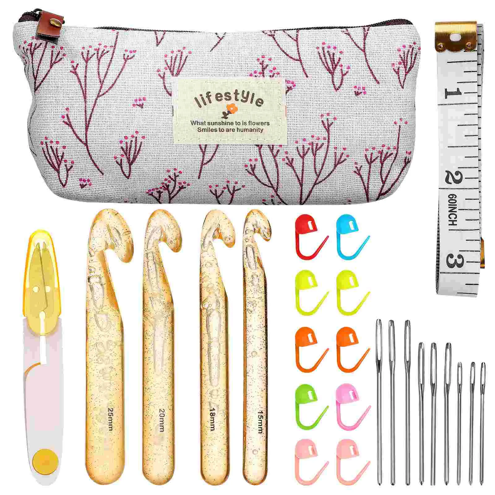 Crystal Quicksand Crochet Tool For Beginners Small Hooks Accessories Pp Material Yarn 25 Mm
Crystal Quicksand Crochet Tool For Beginners Small Hooks Accessories Pp Material Yarn 25 Mm
