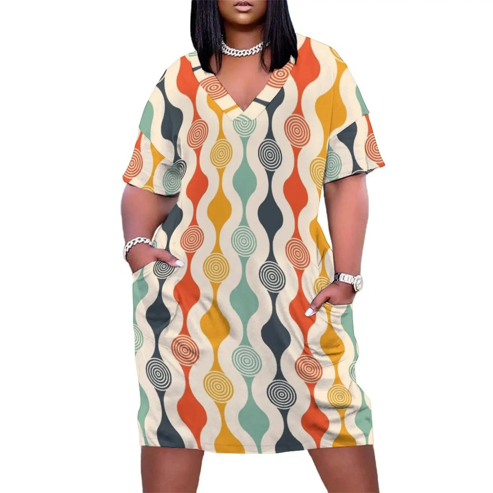 Groovy 70's Pattern Loose Pocket Dress dress elegant women's dresses for wedding birthday dress
Groovy 70's Pattern Loose Pocket Dress dress elegant women's dresses for wedding birthday dress