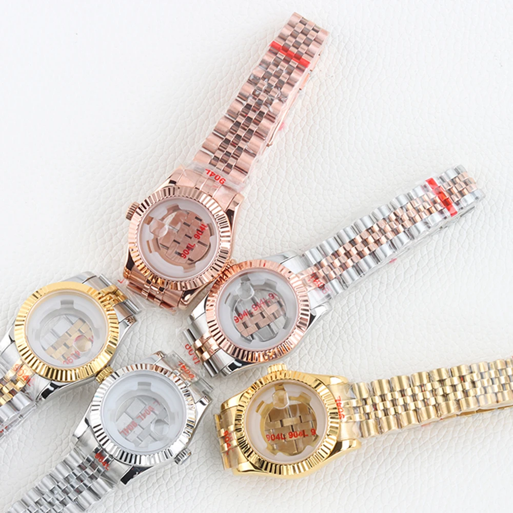 Women's 33mm NH05 Watch Case Sapphire Glass 316L Stainless Steel 17mm Watch Bracelet for DATEJUST NH05 NH06 Movement 25mm Dial
Women's 33mm NH05 Watch Case Sapphire Glass 316L Stainless Steel 17mm Watch Bracelet for DATEJUST NH05 NH06 Movement 25mm Dial
