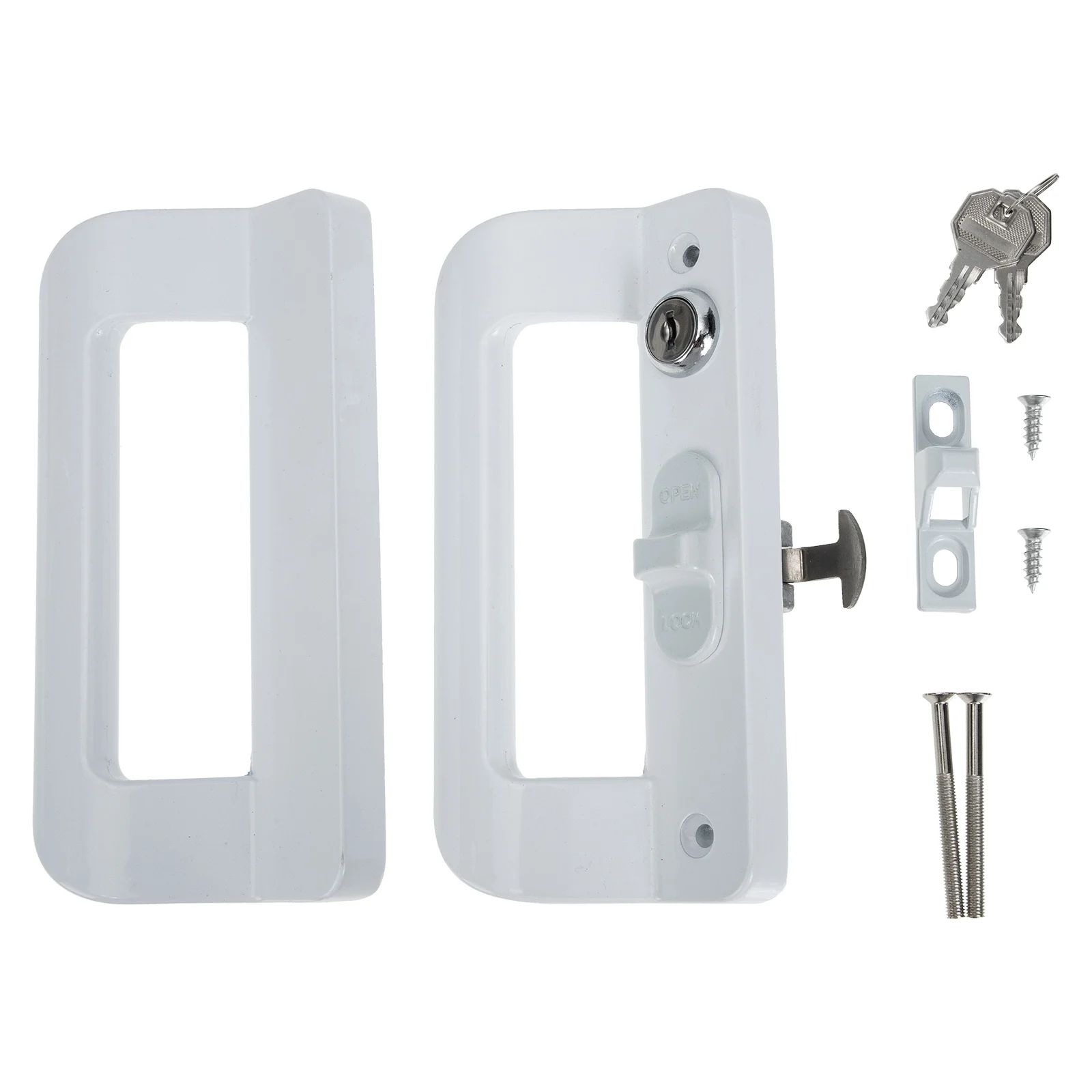 1 set Lock Alloy Sliding Lock Set Duty Latch Patio Handle Sliding Door Handles Replacement Glass Door Hardware Replacement
1 set Lock Alloy Sliding Lock Set Duty Latch Patio Handle Sliding Door Handles Replacement Glass Door Hardware Replacement
