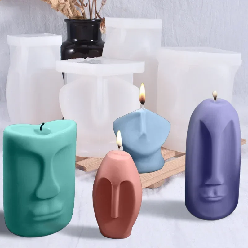 Новая абстрактная креативная силиконовая форма для свечей для лица для DIY ручной работы, украшения для ароматерапевтических свечей, ремесленные формы для мыла
Новая абстрактная креативная силиконовая форма для свечей для лица для DIY ручной работы, украшения для ароматерапевтических свечей, ремесленные формы для мыла