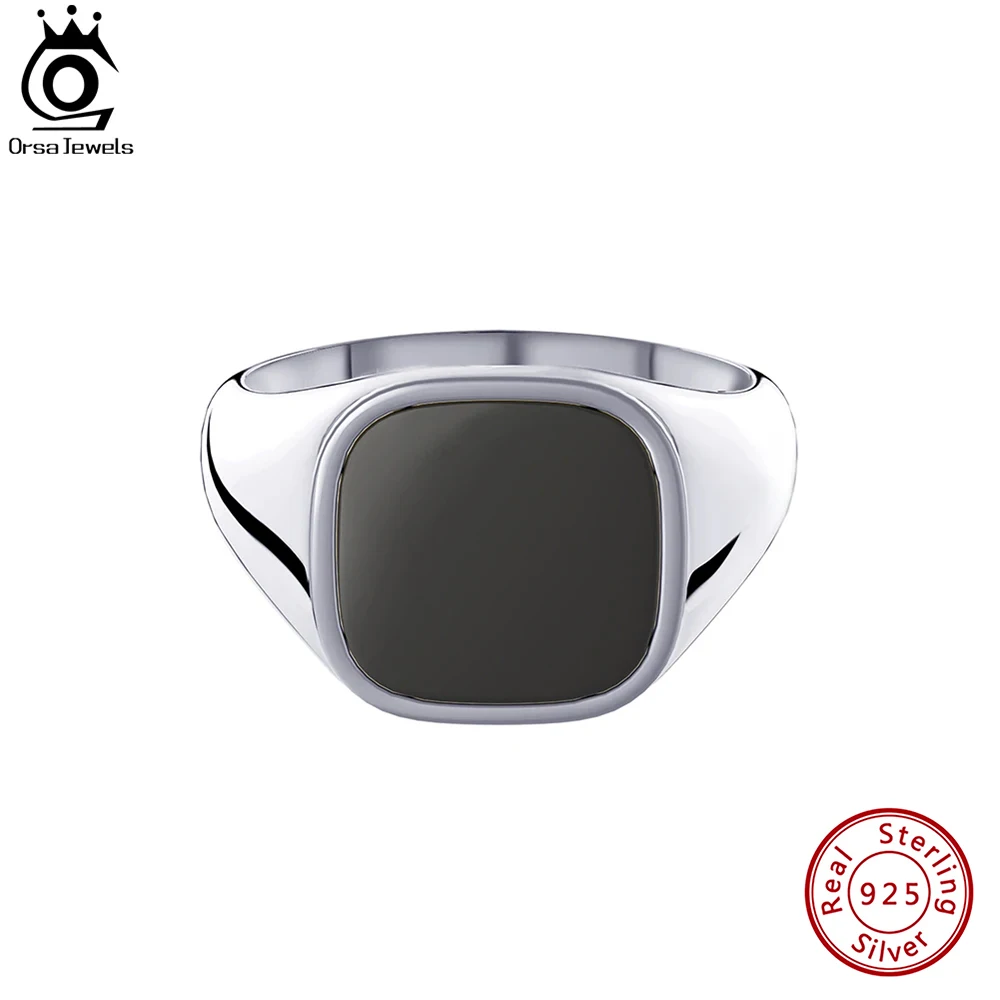 Винтажное серебряное кольцо ORSA JEWELS 925 пробы с натуральным черным агатом, квадратной формы, подарок на вечеринку, изысканные ювелирные изделия для мужчин NMR01
Винтажное серебряное кольцо ORSA JEWELS 925 пробы с натуральным черным агатом, квадратной формы, подарок на вечеринку, изысканные ювелирные изделия для мужчин NMR01