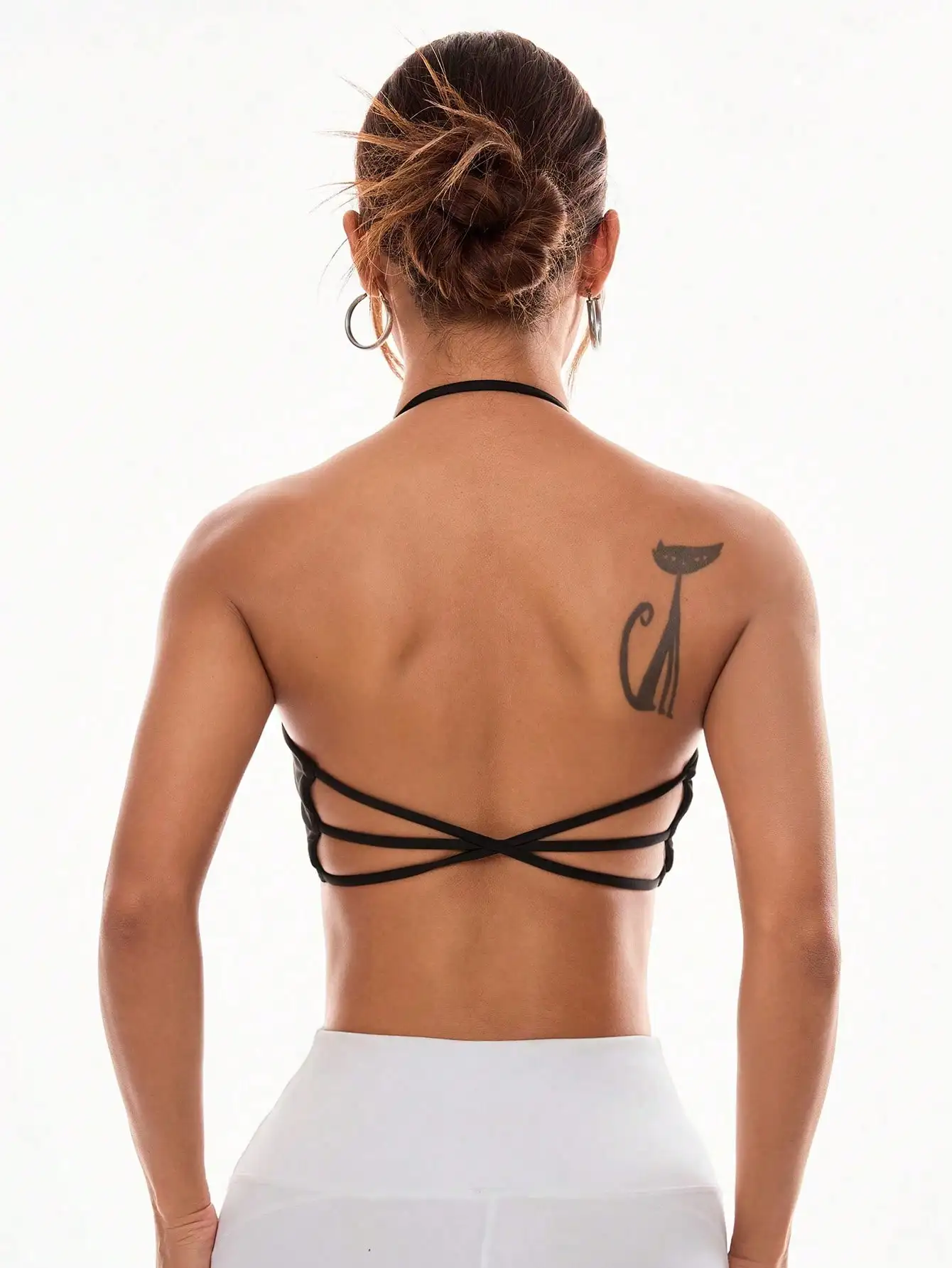 Solid Color Minimalist Backless Sports Bra For Fall
Solid Color Minimalist Backless Sports Bra For Fall
