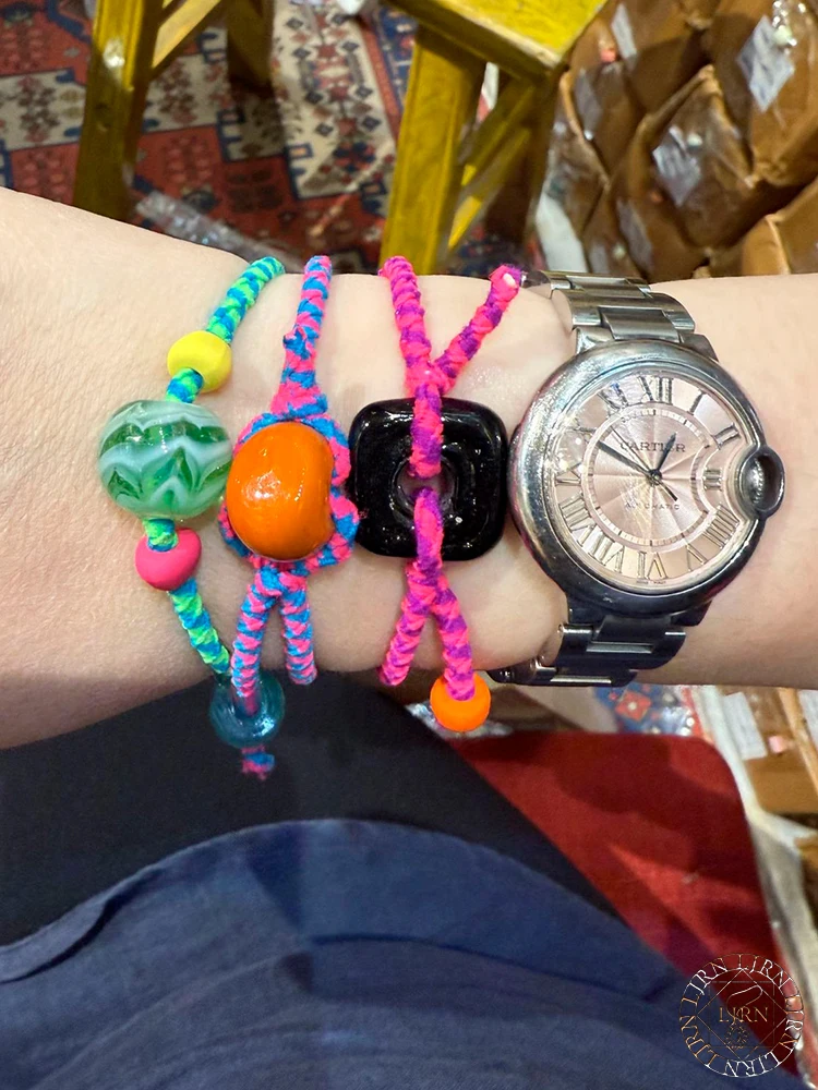 2025 Summer Bracelet Handmade Adjustable Rope Glass Coloured Glaze Flower Vintage Necklace Women Party Jewelry Gift
2025 Summer Bracelet Handmade Adjustable Rope Glass Coloured Glaze Flower Vintage Necklace Women Party Jewelry Gift