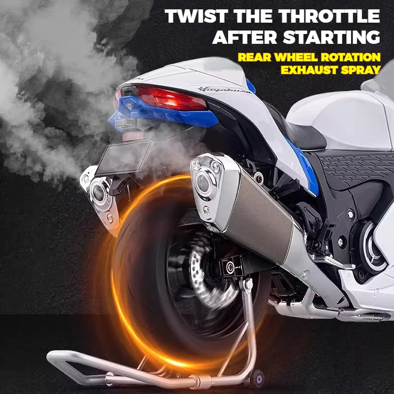 Spray 1:6 Alloy Metal Diecast Motorcycle Model Dynamic Ornaments Sound And Light Gift Collection For SUZUKI HAYABUSA GSX-1300R
Spray 1:6 Alloy Metal Diecast Motorcycle Model Dynamic Ornaments Sound And Light Gift Collection For SUZUKI HAYABUSA GSX-1300R