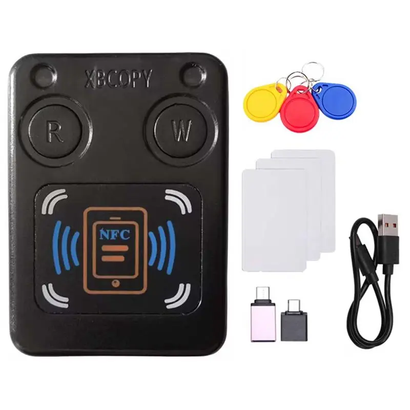 RFID Smart Chip Card Reader Copier +3XUID Keychain/CUID Card IC 13.56M ID 125K 250K 375K RFID Token Clone Duplicator
RFID Smart Chip Card Reader Copier +3XUID Keychain/CUID Card IC 13.56M ID 125K 250K 375K RFID Token Clone Duplicator