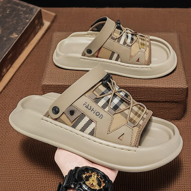Men Summer High Elastic Casual Slide Sandals Trendy Lightweight Breathable Design for Outdoor Beach Daily Street Leisure Wear
Men Summer High Elastic Casual Slide Sandals Trendy Lightweight Breathable Design for Outdoor Beach Daily Street Leisure Wear