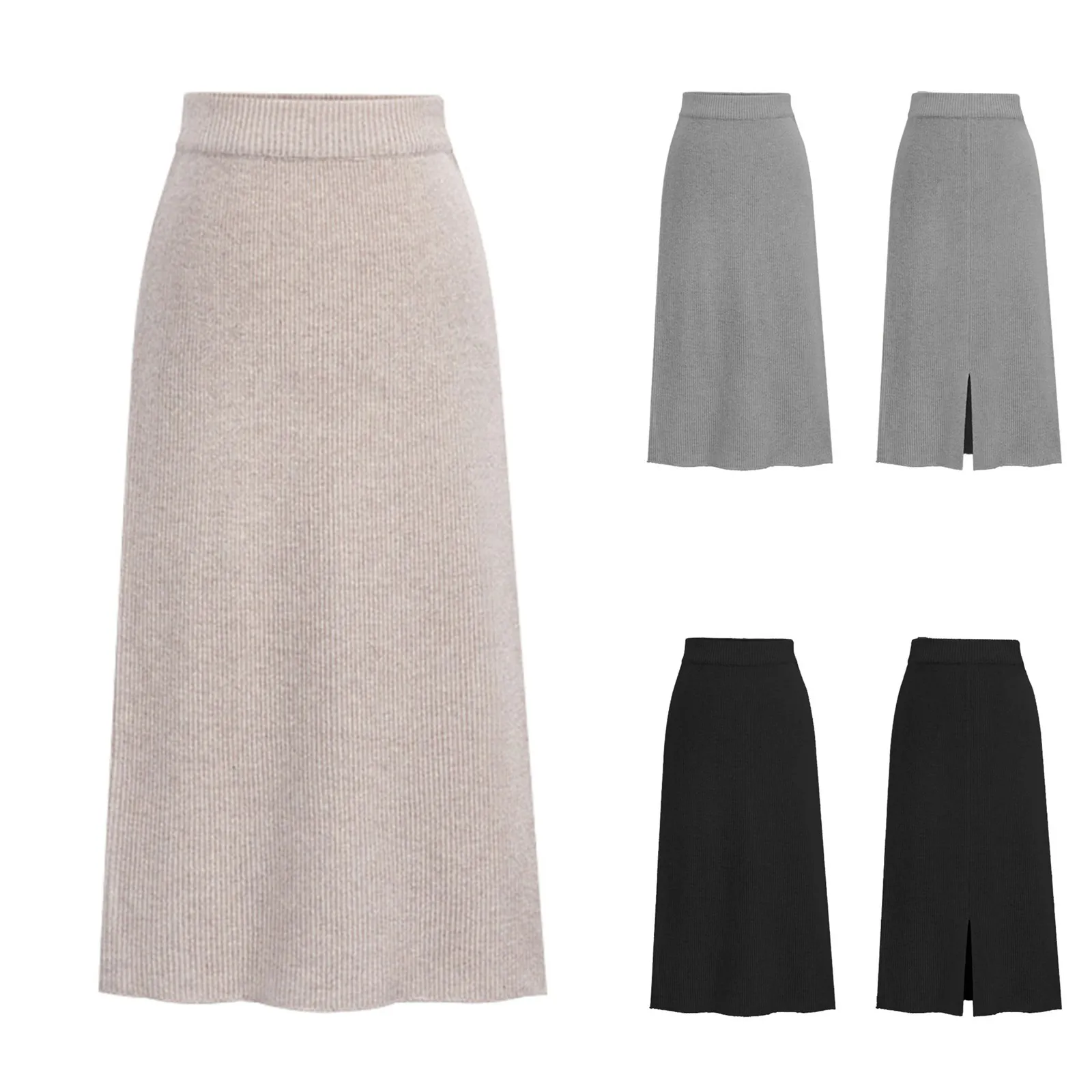 Autumn Winter Slim Knitwear Skirt Solid Low Rise Elastic Skinny Long Skirts for Women y2k Harajuku Clothes Elegant Ladies
Autumn Winter Slim Knitwear Skirt Solid Low Rise Elastic Skinny Long Skirts for Women y2k Harajuku Clothes Elegant Ladies