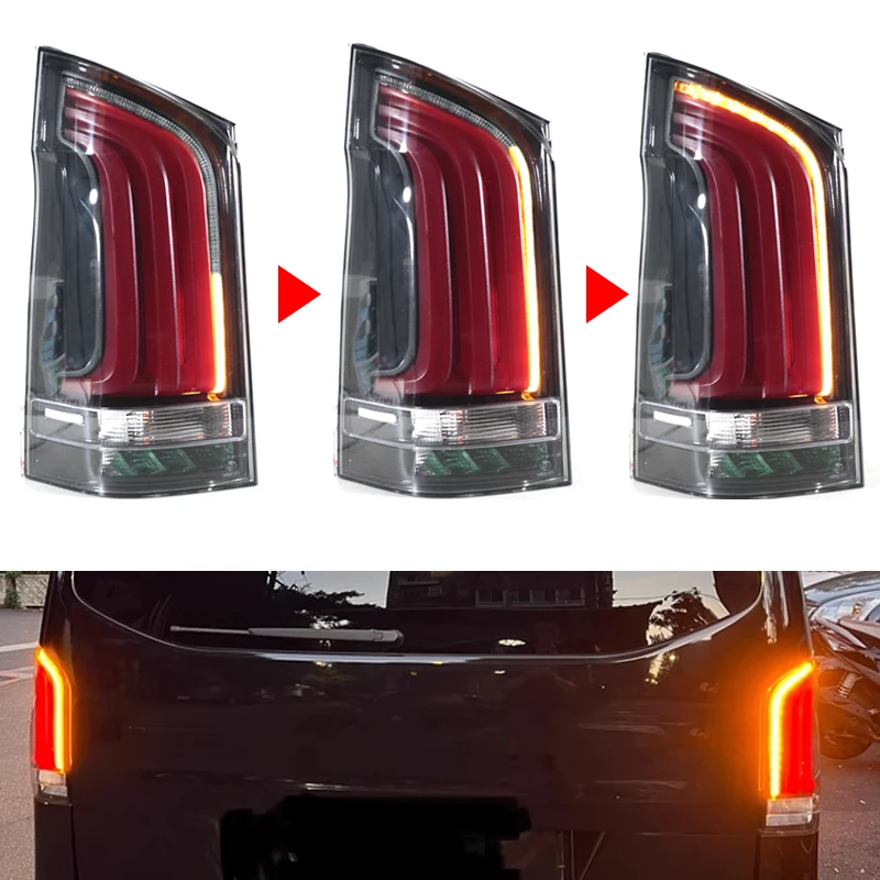 LED Tail Lamp Assembly For Benz Vito W447 V-class V260 V220 V250 2016-2022 Rear Brake Taillights Dynamic Turn Signal Light
LED Tail Lamp Assembly For Benz Vito W447 V-class V260 V220 V250 2016-2022 Rear Brake Taillights Dynamic Turn Signal Light