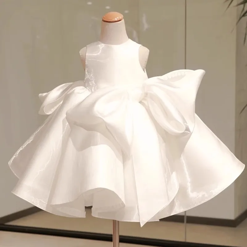 Flower Girl Wedding Dress for Little Girls, High-end Birthday Princess Dress for Baby Girls, Satin Puffy Dress for Hostess
Flower Girl Wedding Dress for Little Girls, High-end Birthday Princess Dress for Baby Girls, Satin Puffy Dress for Hostess
