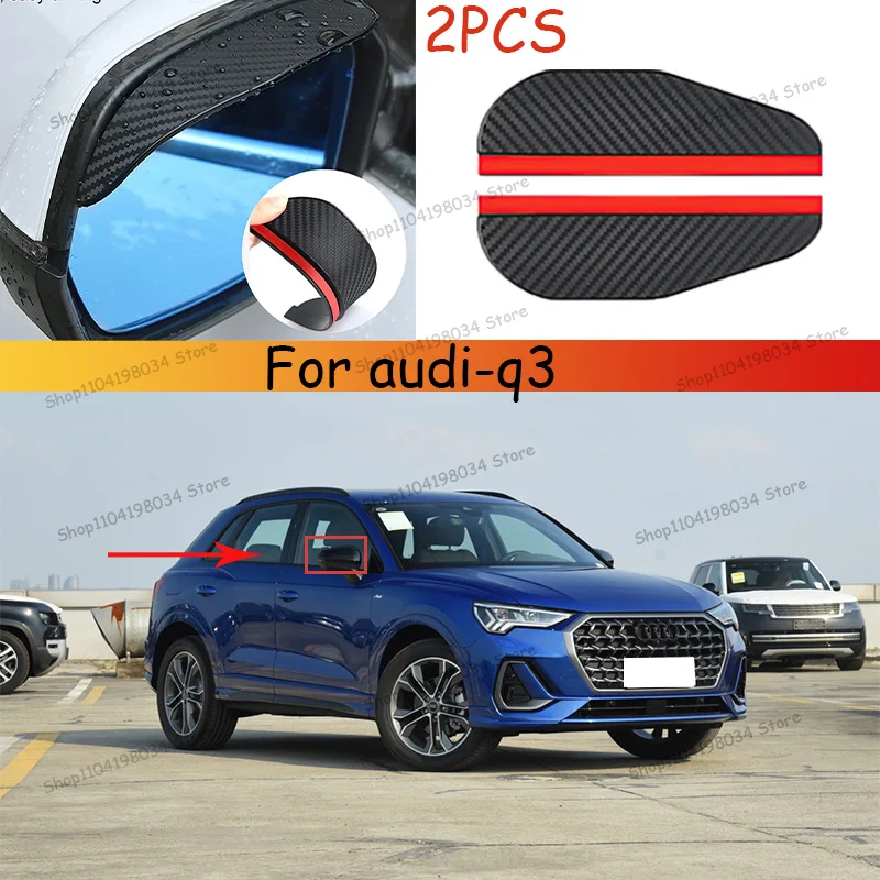 For audi-q3 Car Rearview Mirror Rain Eyebrow Auto Shield Snow Guard Sun Side Visor Shade Protector Accessory
For audi-q3 Car Rearview Mirror Rain Eyebrow Auto Shield Snow Guard Sun Side Visor Shade Protector Accessory 