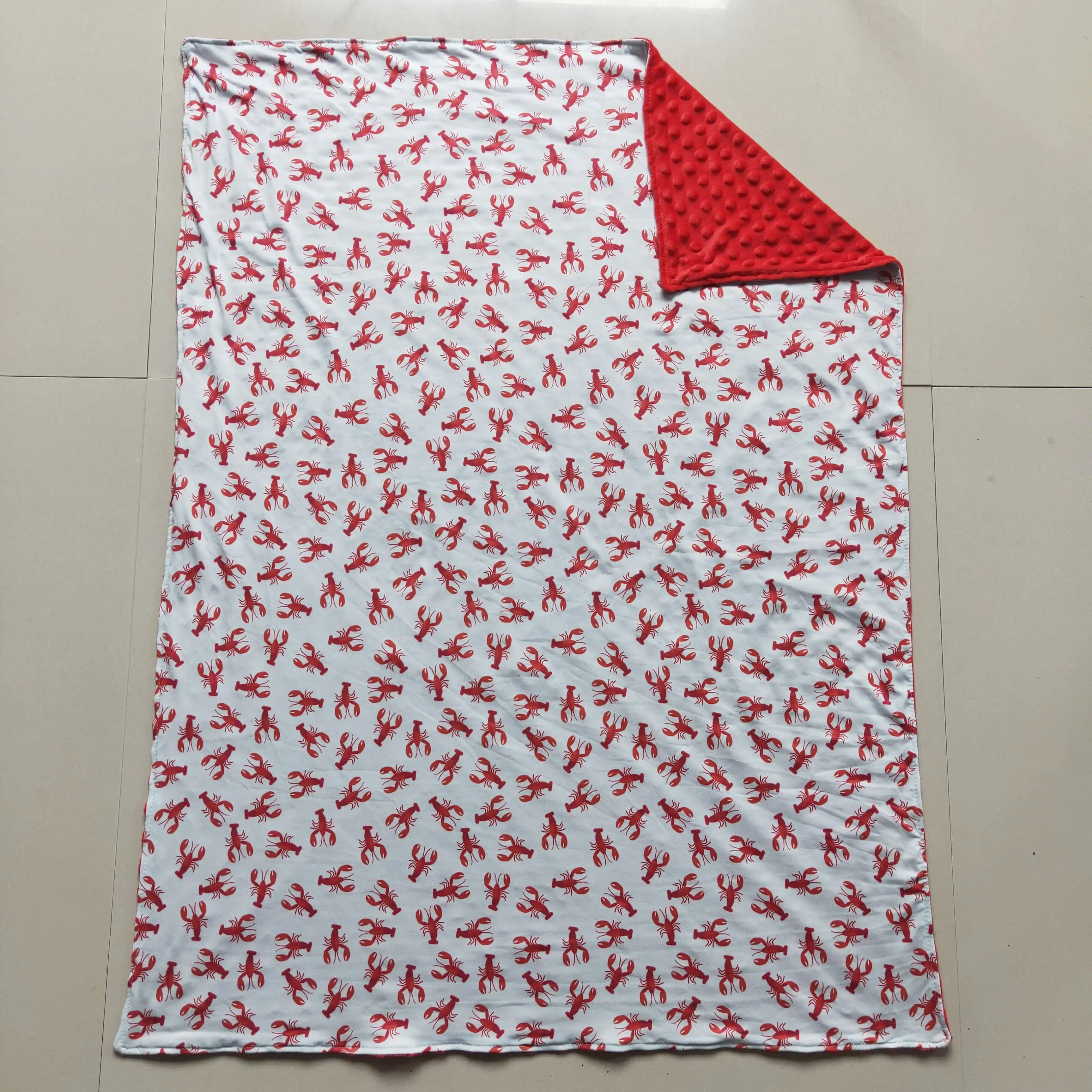 Hot Selling Wholesale NO MOQ Baby Red Crawfish Festival Wraps Newborn Swaddle Blankets
Hot Selling Wholesale NO MOQ Baby Red Crawfish Festival Wraps Newborn Swaddle Blankets
