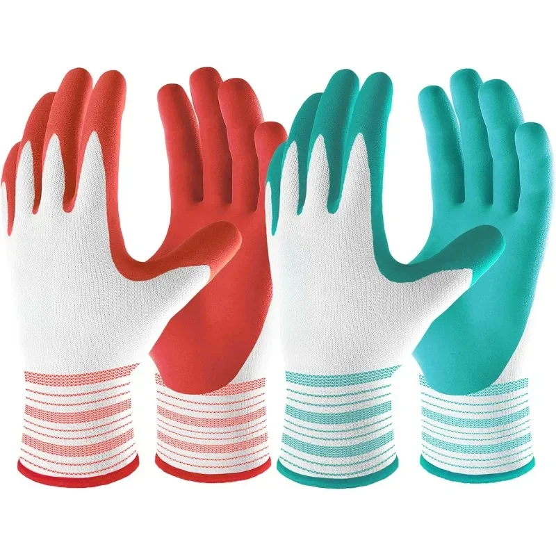 Gardening Gloves for Women Ladies, Breathable Rubber Coated for Yard Garden, Outdoor Indoor Protective Work with Grip
Gardening Gloves for Women Ladies, Breathable Rubber Coated for Yard Garden, Outdoor Indoor Protective Work with Grip