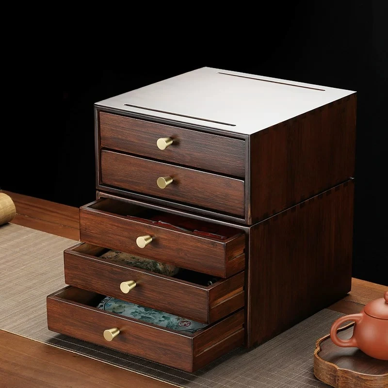 Bamboo Tea Storage Box, Moisture-Proof Tea Cake Holder, Chinese Style Canister & Serving Tray for Ceremony Home
Bamboo Tea Storage Box, Moisture-Proof Tea Cake Holder, Chinese Style Canister & Serving Tray for Ceremony Home