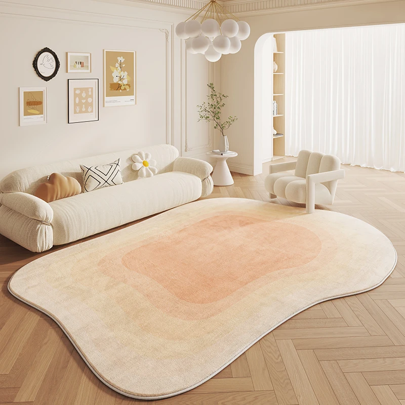 French Soft Fluffy Carpet Living Room Cream Style Peach Advanced Thickened Carpets Sofa Irregular Bedroom Bedside Non Slip Rug
French Soft Fluffy Carpet Living Room Cream Style Peach Advanced Thickened Carpets Sofa Irregular Bedroom Bedside Non Slip Rug